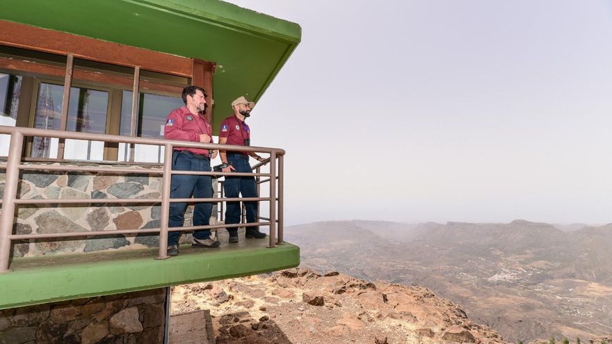 El Cabildo de Gran Canaria eleva la guardia por la ola de calor y mantiene la vista fija en la &#039;bestia&#039; agazapada del riesgo de incendio forestal