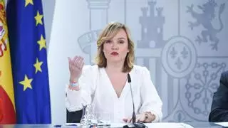 Pilar Alegría, sancionada con 2.200 euros por usar expresiones electoralistas en la rueda de prensa del Consejo de Ministros