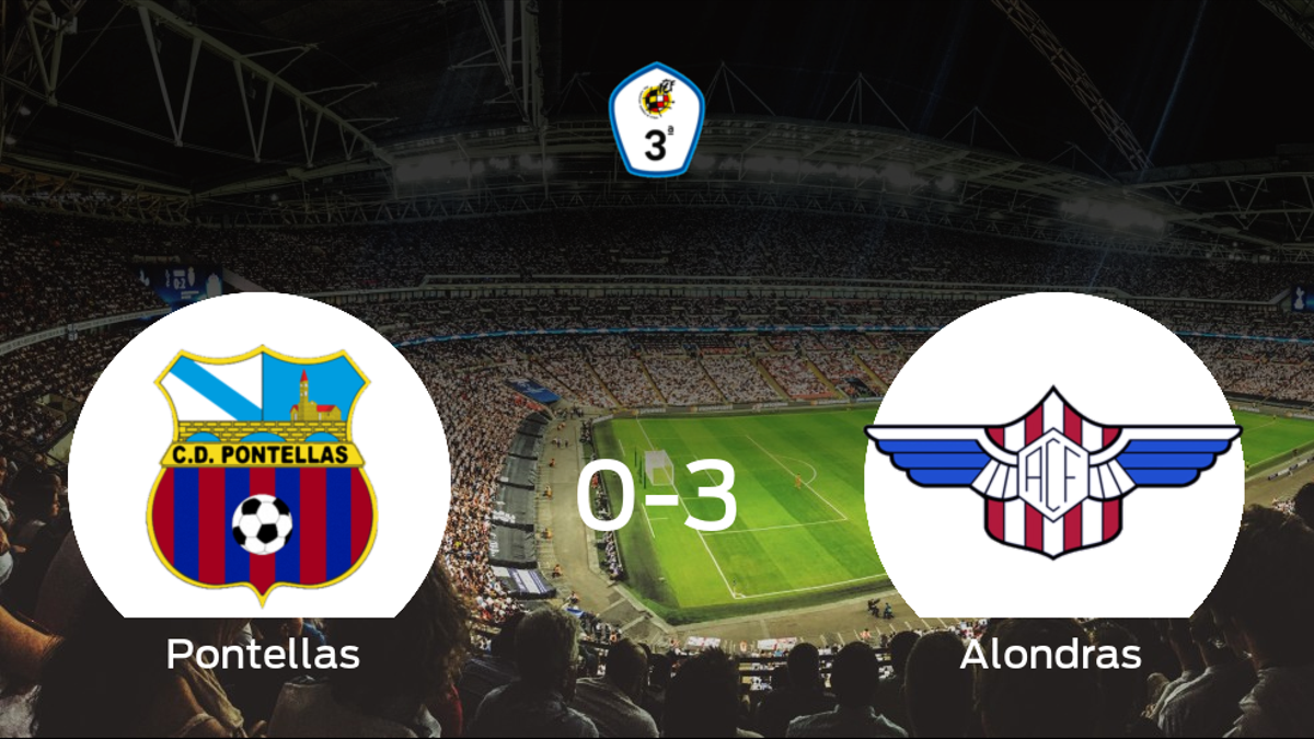 El Alondras se queda con los tres puntos frente al Pontellas (0-3)