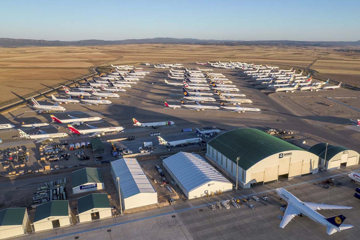 Imagen de archivo del aeropuerto de Teruel.