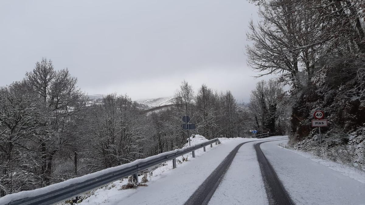 Nieve en Sanabria en una imagen de archivo.