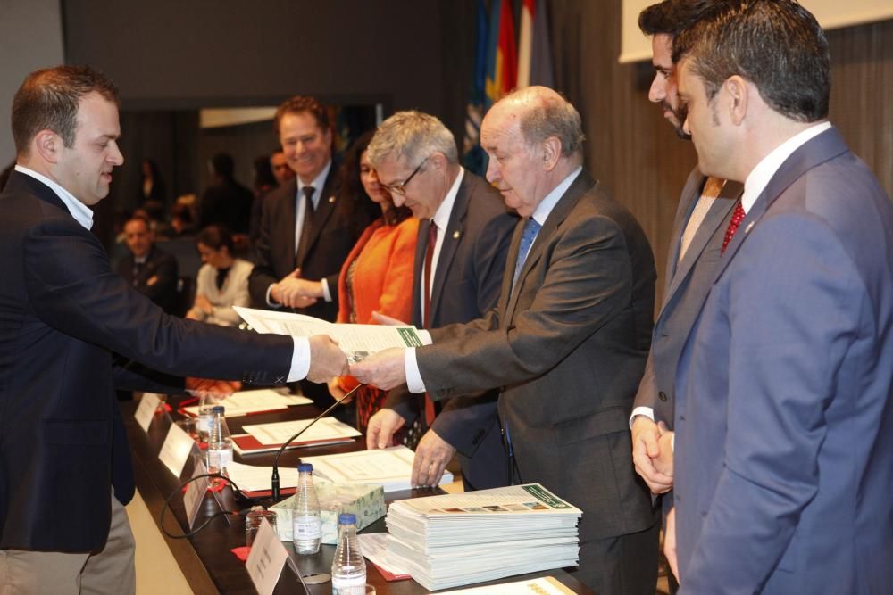 Entrega de diplomas de la Escuela Politécnica de Gijón.