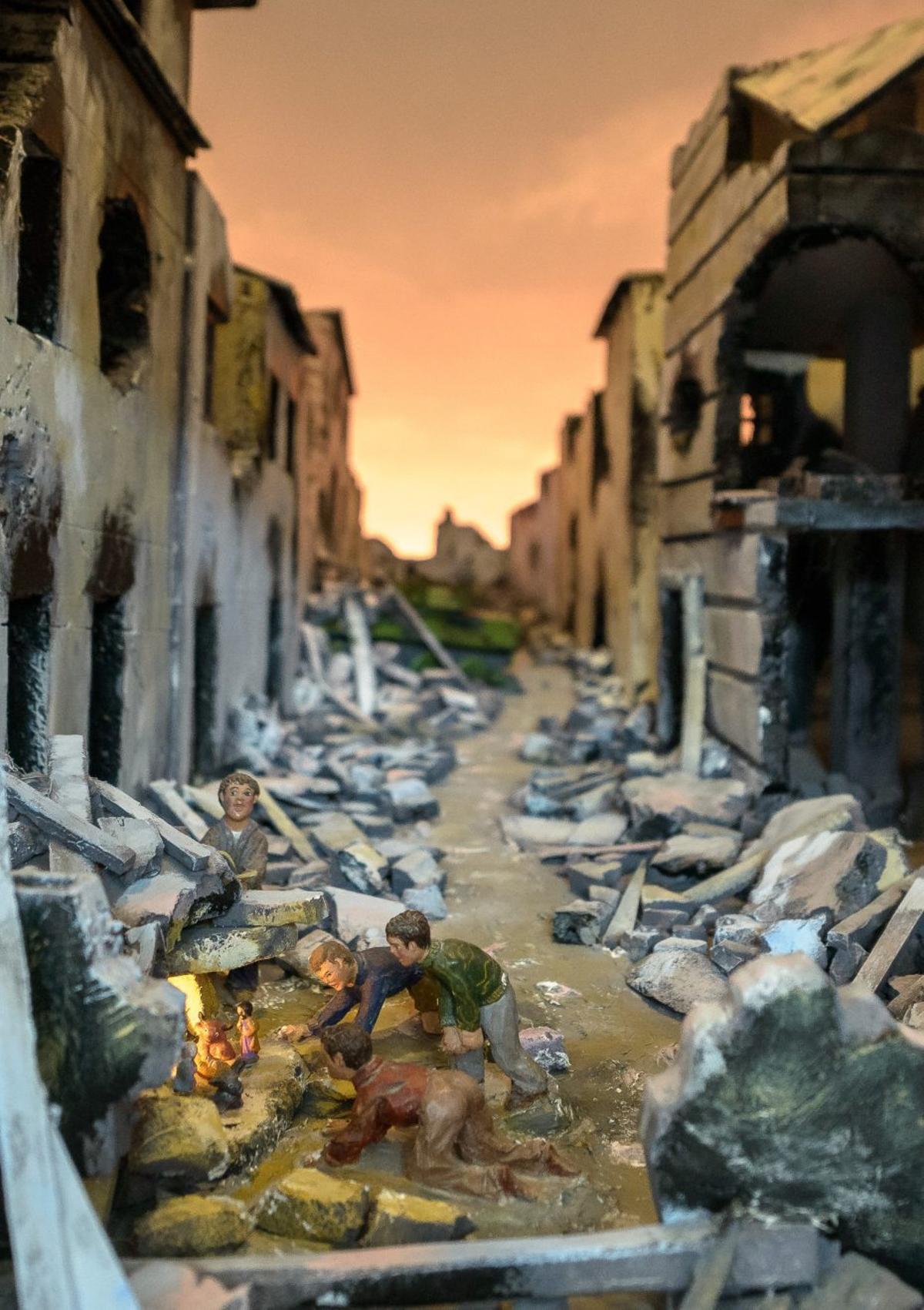 La tradición belenista brilla en Mollina