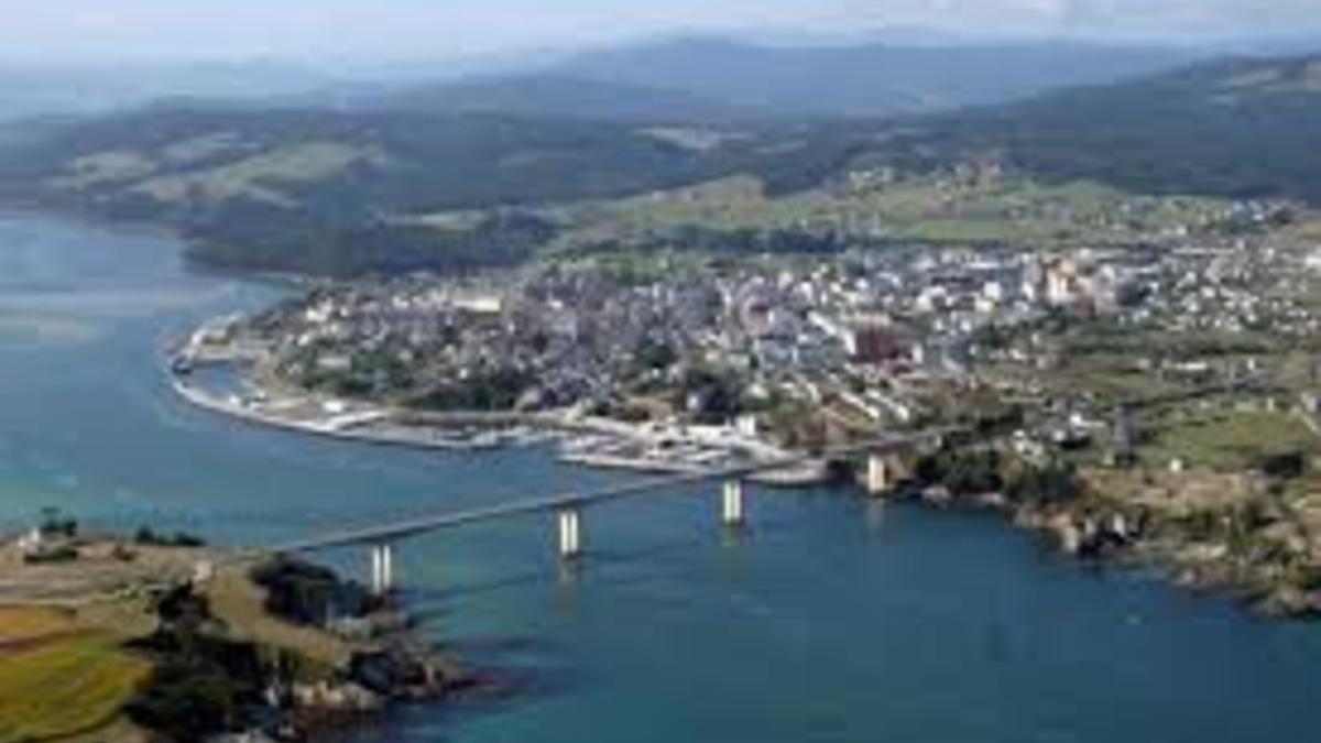 Panorámica del municipio de Ribadeo.