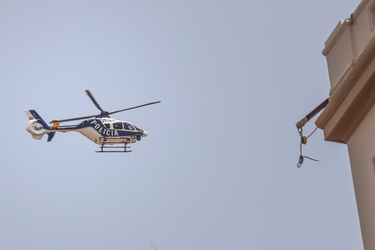 Segundo día de mascletá, pirotecnia Reyes Martí