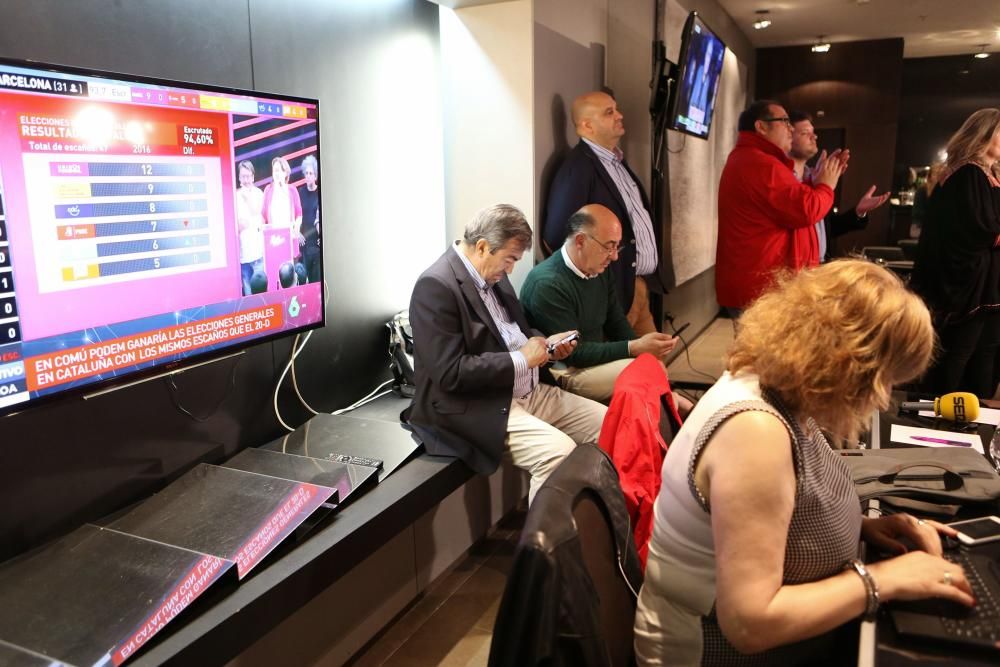 La coalición PP-Foro celebra los resultados electorales