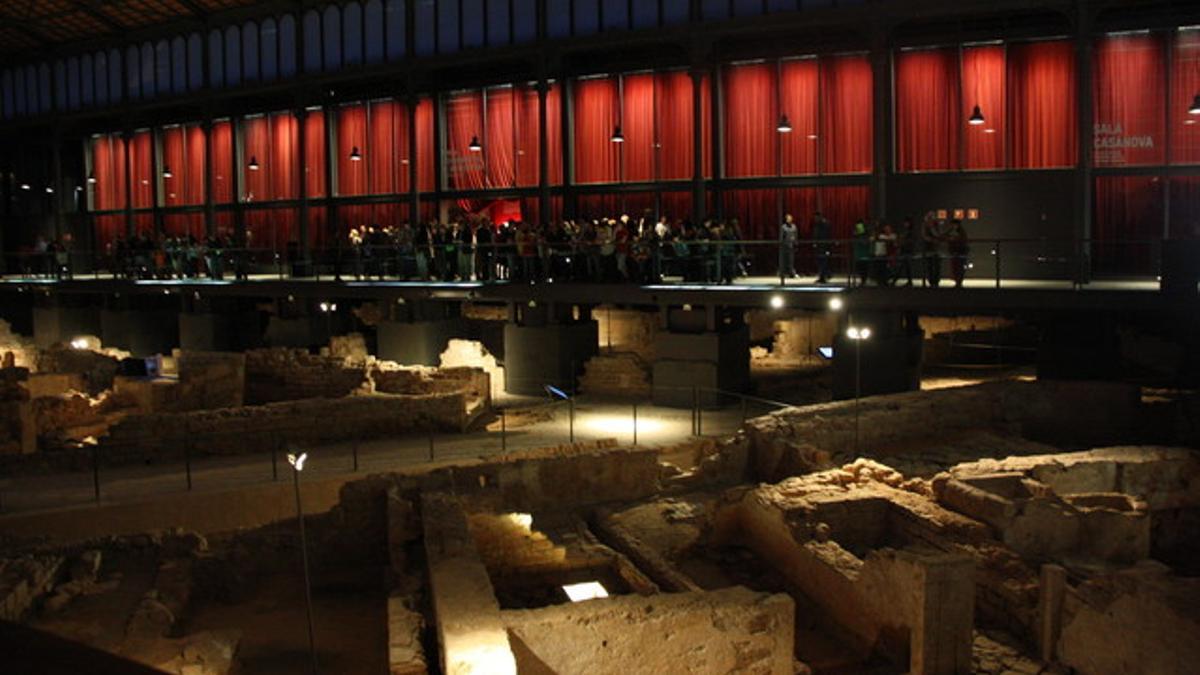 Interior del Born Centre Cultural en la Nit dels Museus