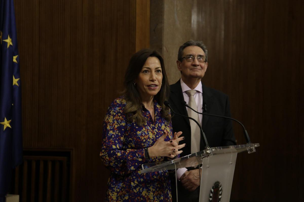 Natalia Chueca y Julio Calvo, en una imagen de archivo.