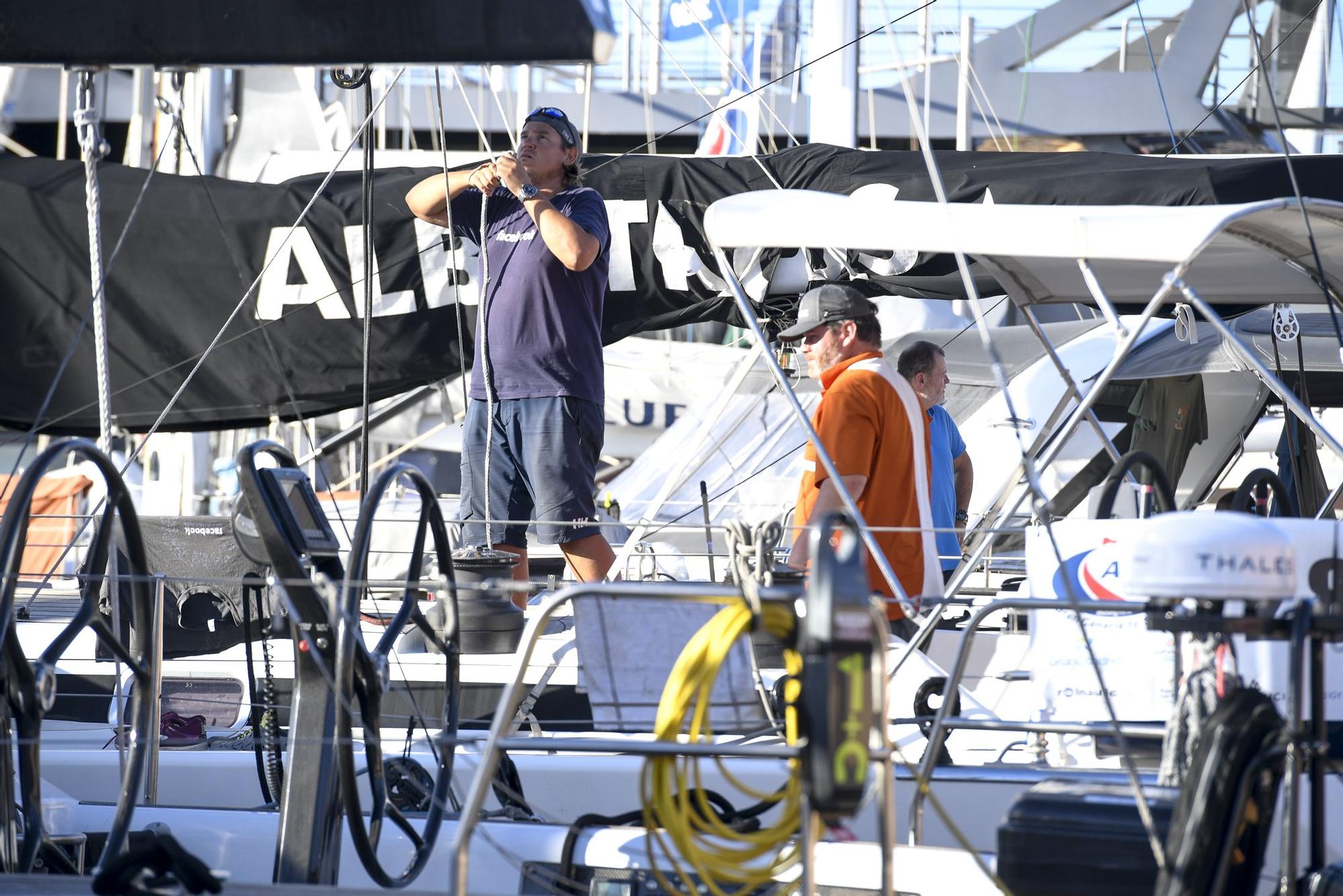 Las naves de la regata ARC se preparan para partir