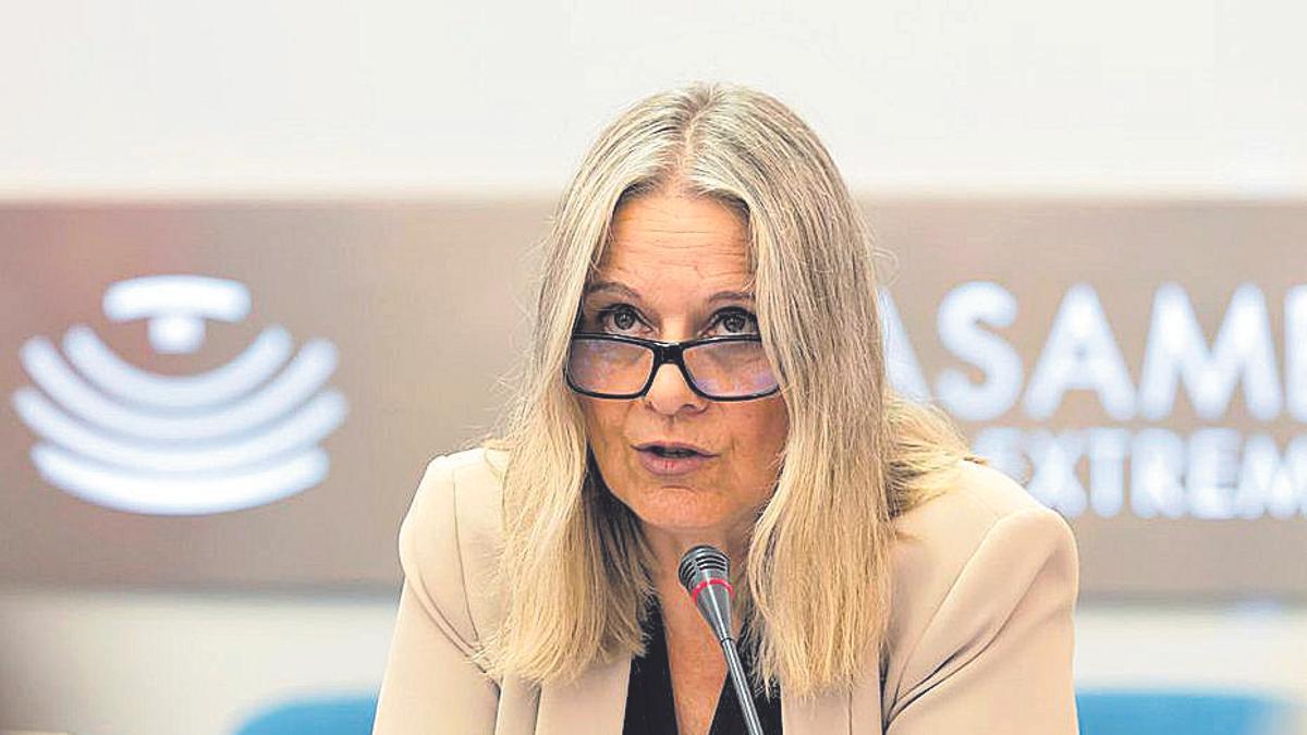 Raquel Martí, durante una reciente comparecencia institucional.