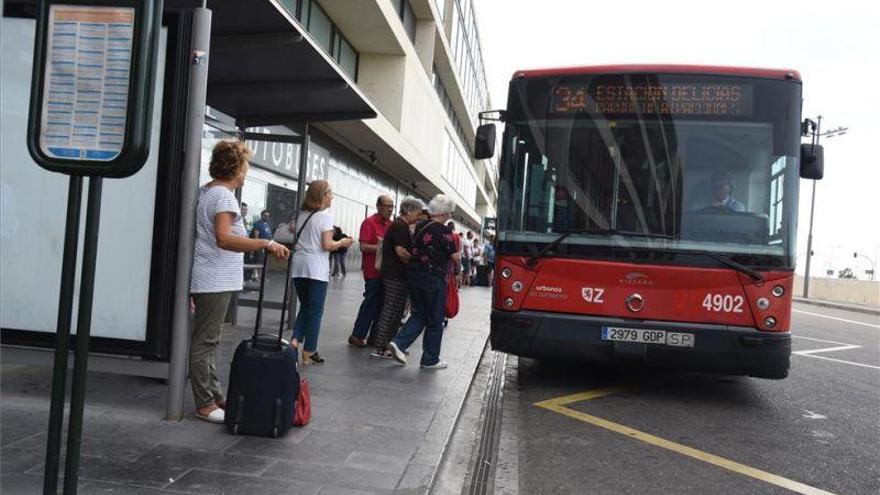 El número de viajeros en los autobuses urbanos creció un 3,1% en julio en Aragón