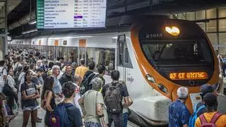 Interrumpida la circulación de trenes entre el Clot y Sant Adrià por un atropello