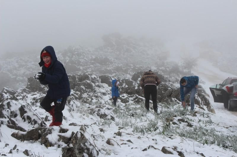 Nieve en la provincia de Córdoba