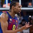 Kevin Punter, en un partido de Euroliga con el Barça