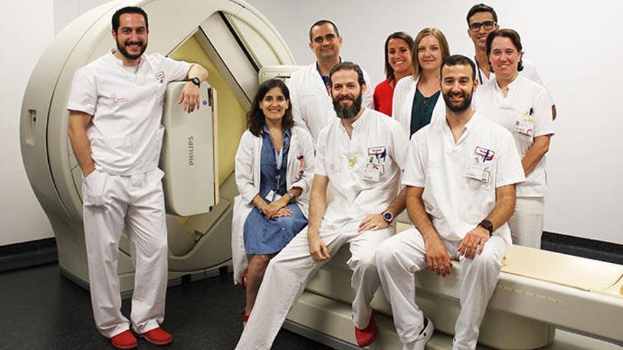 Equipo de medicina nuclear del Hospital del Vinalopó