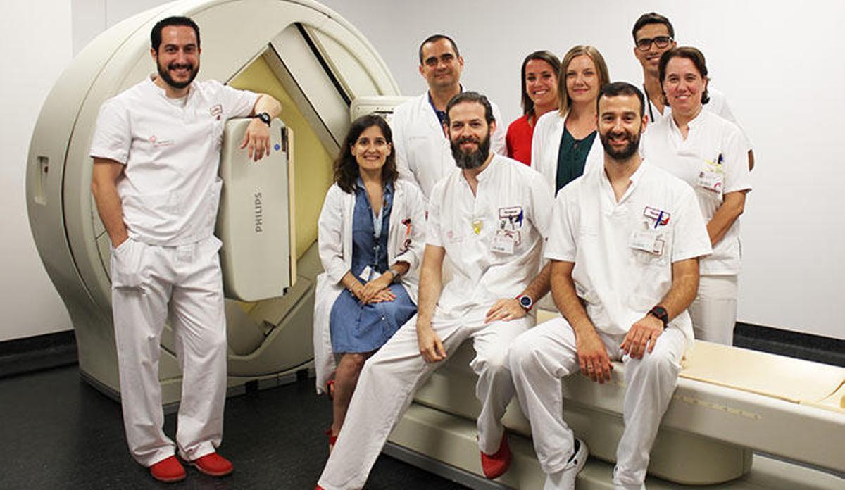 Equipo de medicina nuclear del Hospital del Vinalopó