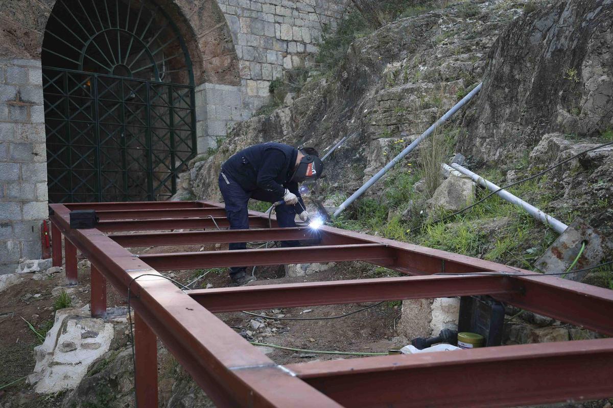 Así avanzan los trabajos junto al Teatro Romano de Sagunt