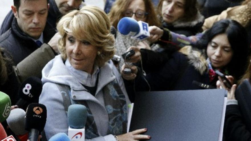 Aguirre dice que no pisará el palacio de Cibeles si es elegida alcaldesa