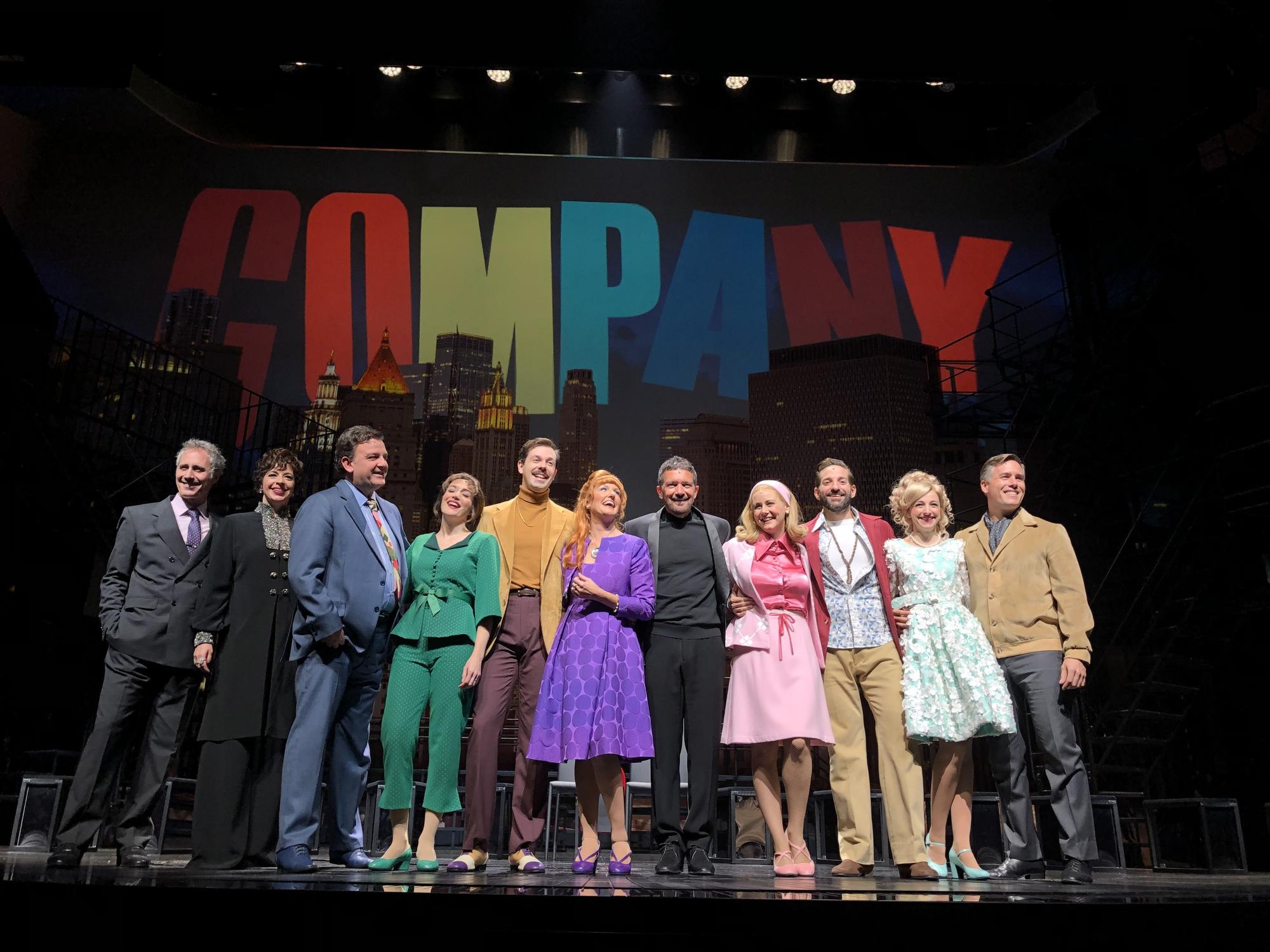 Antonio Banderas presenta el musical 'Company' en el Teatro Soho