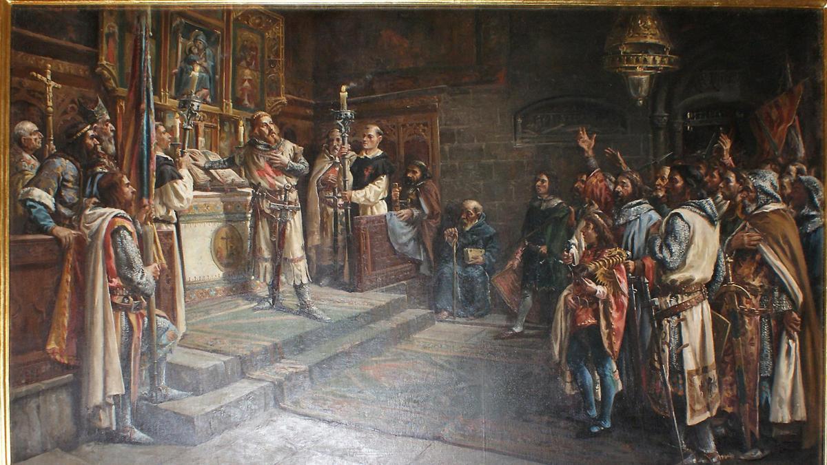 Jaume I realiza “el jurament del Puig” a principios de enero de 1238