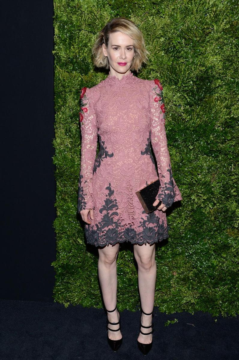 Sarah Paulson en el homenaje a Cate Blanchett en Nueva York
