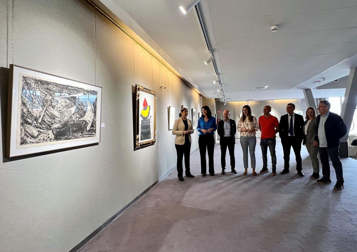 Visitando la exposición