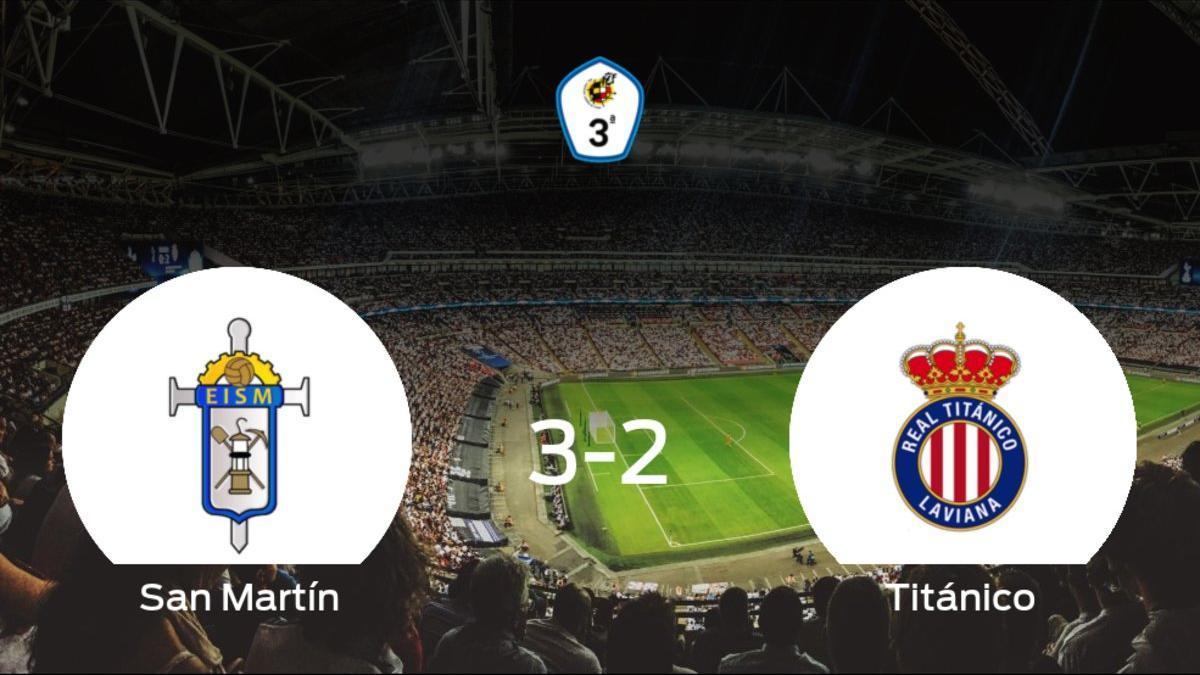 Los tres puntos se quedan en casa: San Martín 3-2 Real Titánico