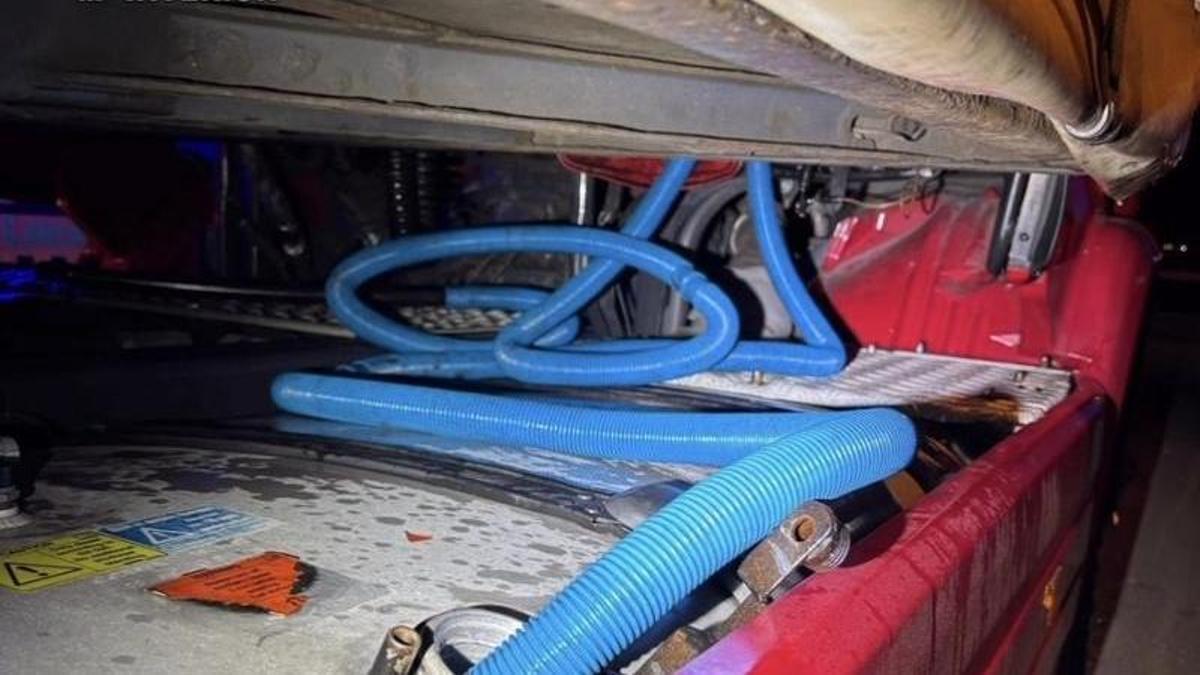 Método para la extracción del gasoil de los camiones