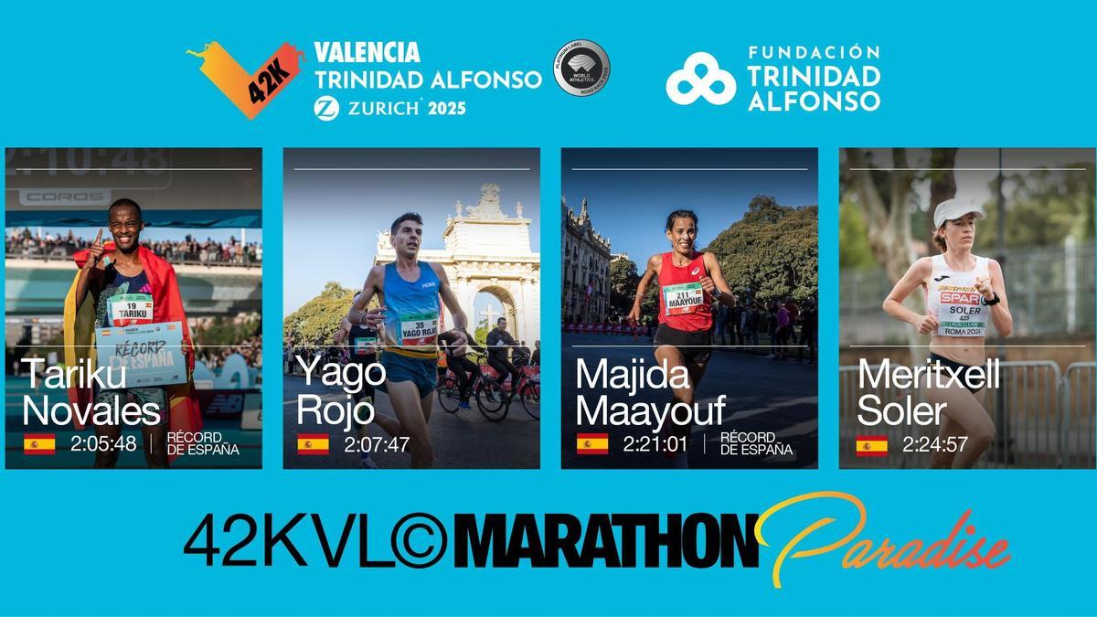 Los mejores españoles para el Maratón de Valencia 2025