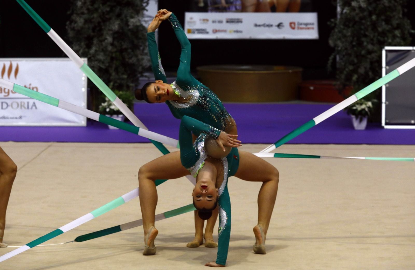 En imágenes | La mejor gimnasia rítmica de España se cita en Zaragoza