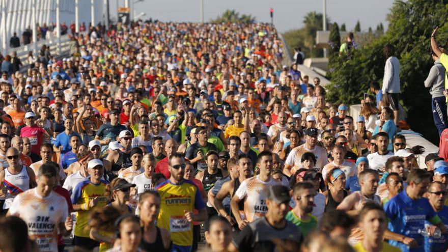 Agotados los dorsales del medio maratón de València