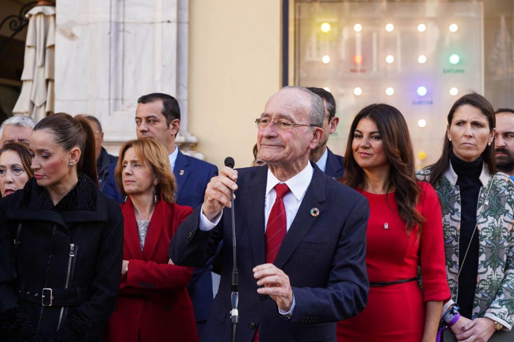 Acto en Málaga por el Día de la Constitución