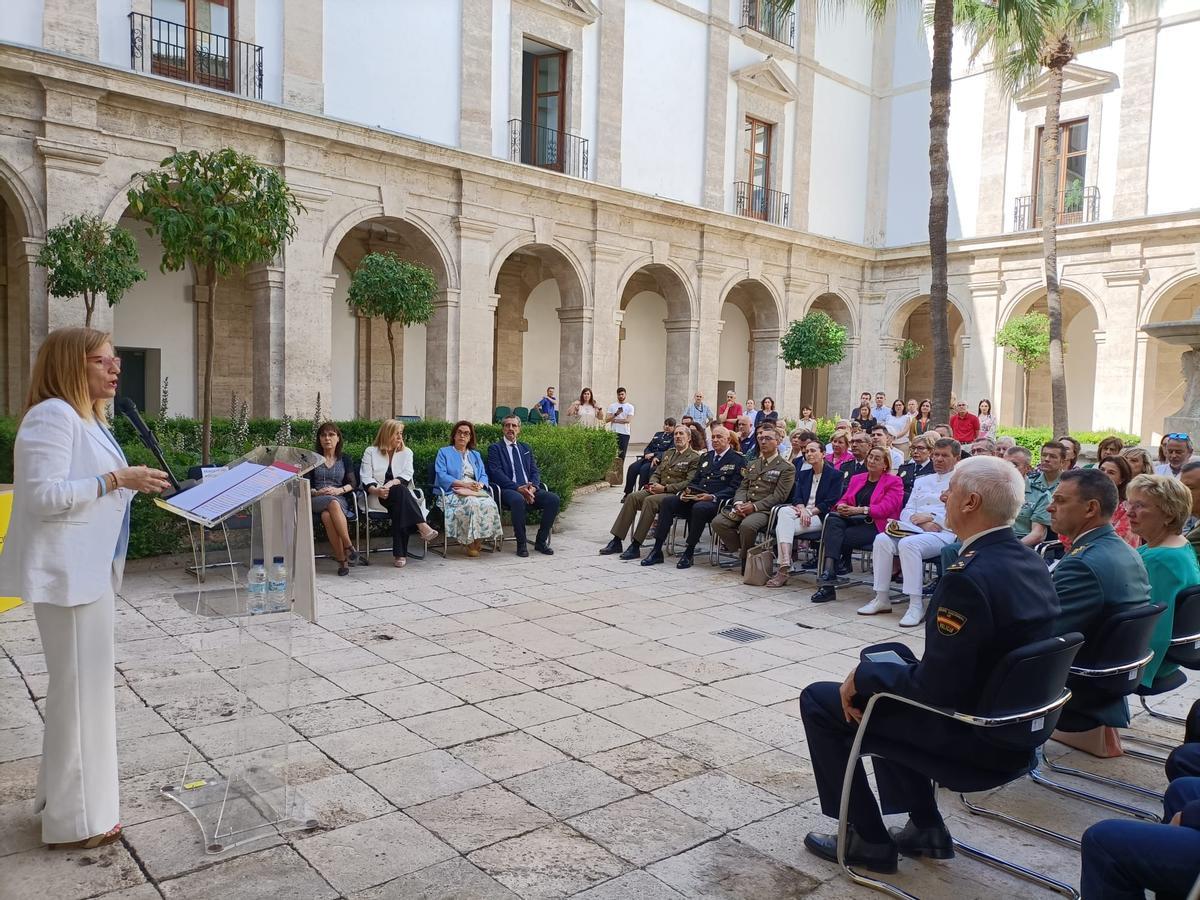 Un momento del acto en la Delegación del Gobierno en la Comunidad Valenciana.
