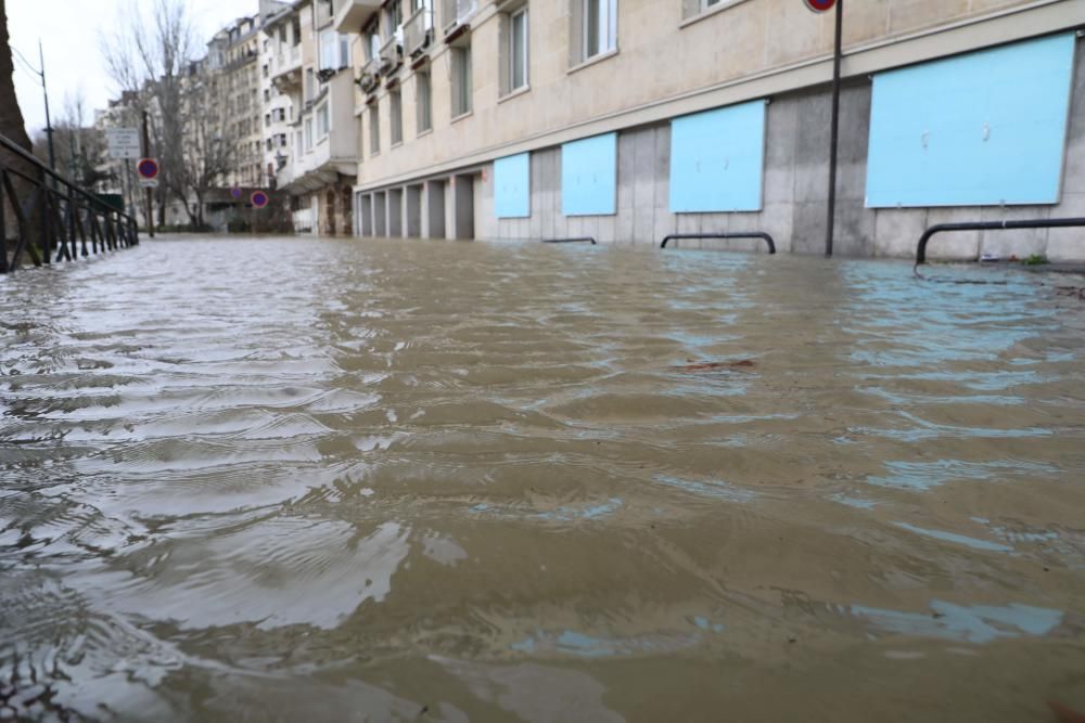 El Sena se desborda en París