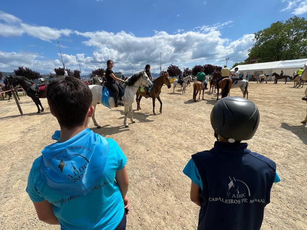 Más de 200 jinetes en la Xuntaza Cabalar de Moaña