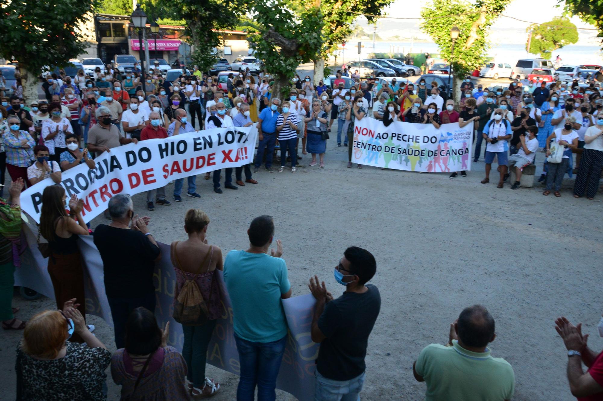 Marcha por la sanidad pública en Cangas