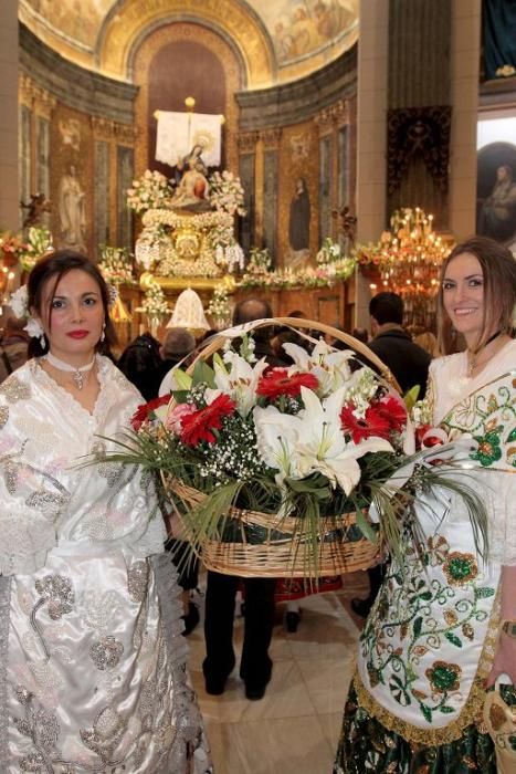 Ofrenda floral a la Virgen de la Caridad de Cartagena