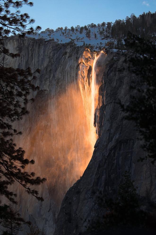 Cascada de Fuego, Parque Nacional de Yosemite