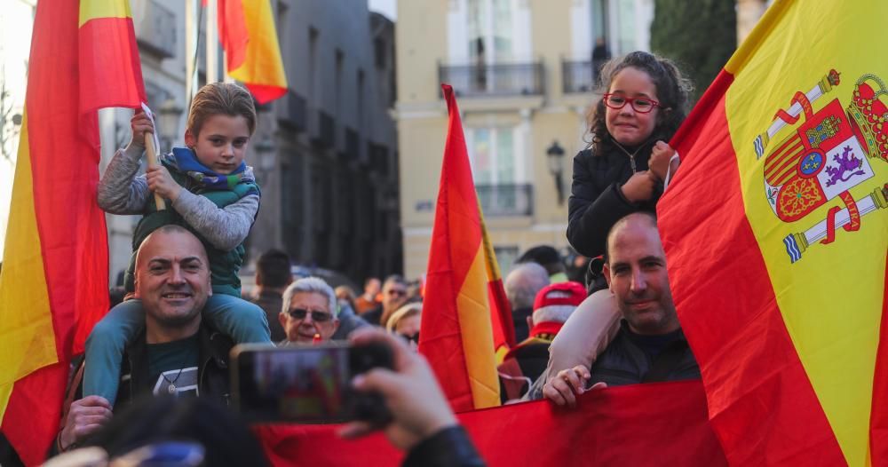 Concentración de Vox en València