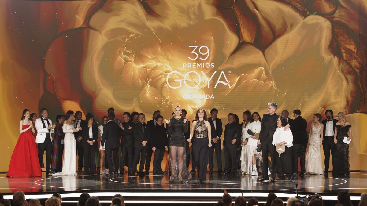 Una imagen de la gala de los premios Goya 2025.