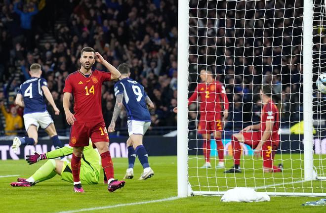 Clasificación para la Eurocopa 2024: Escocia - España, en imágenes