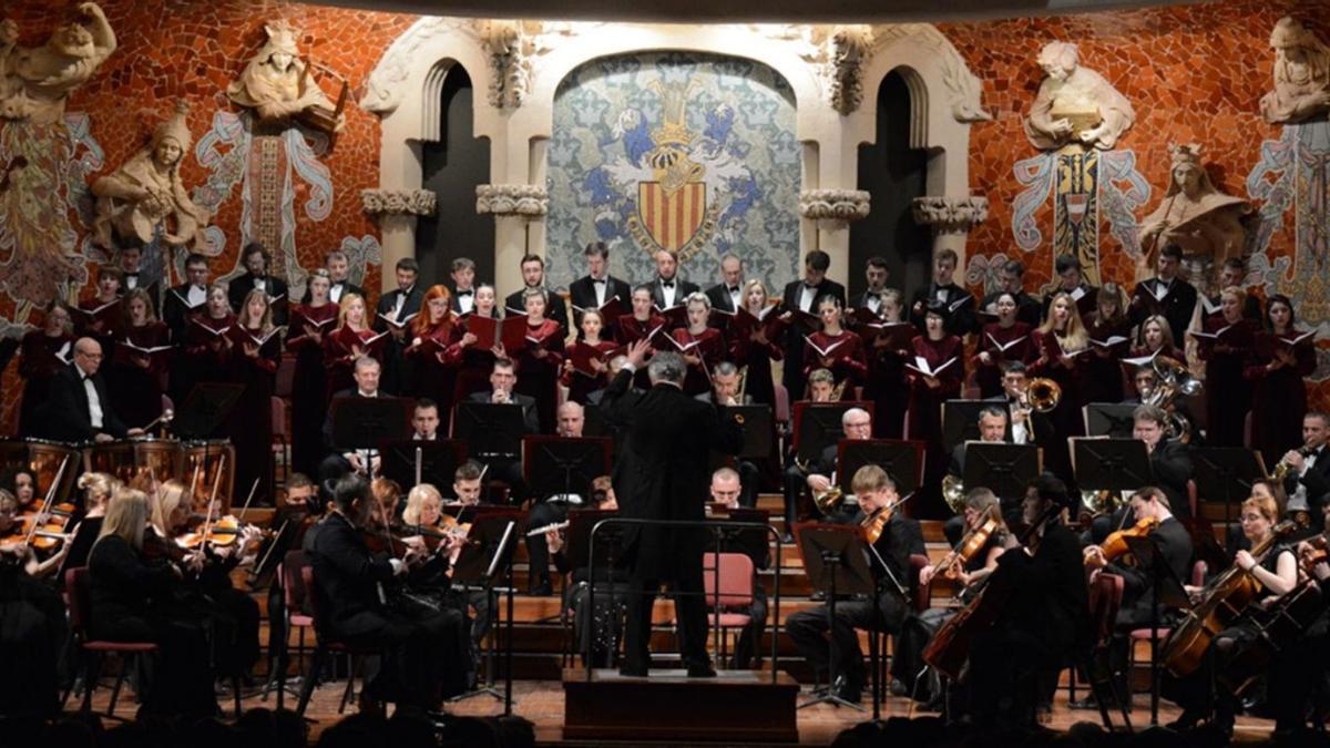 Un momento de la representación de “Carmina Burana”.