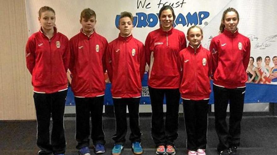 Bona part dels gimnastes de l&#039;Egiba participants al Mundial d&#039;Odense