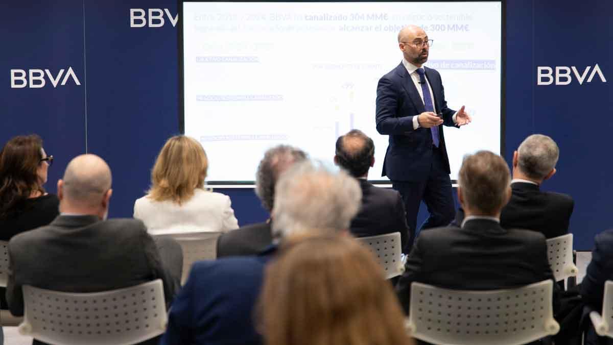 Intervención de Jaime Yrazusta, director de Negocio Sostenible de BBVA en España.