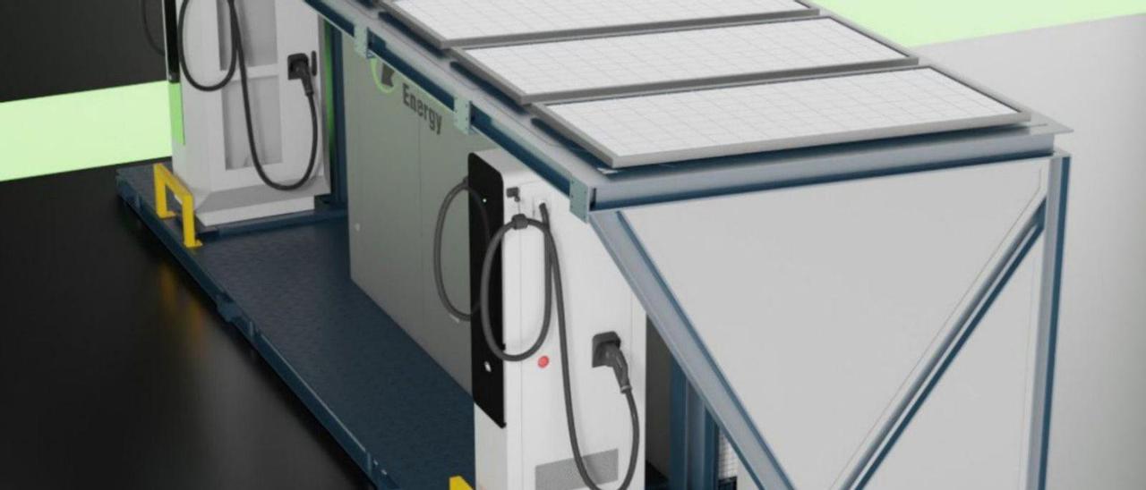 La electrolinera desarrollada por Little Electric Energy.