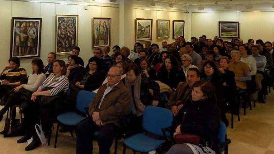 Un momento de la conferencia de Heber Torres en el Museo. // S.A.