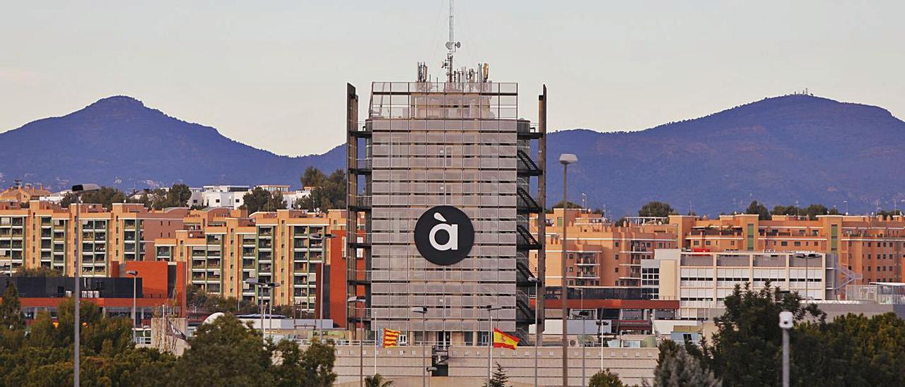 Las instalaciones de la cadena pública À Punt en Burjassot.  | MA MONTESINOS