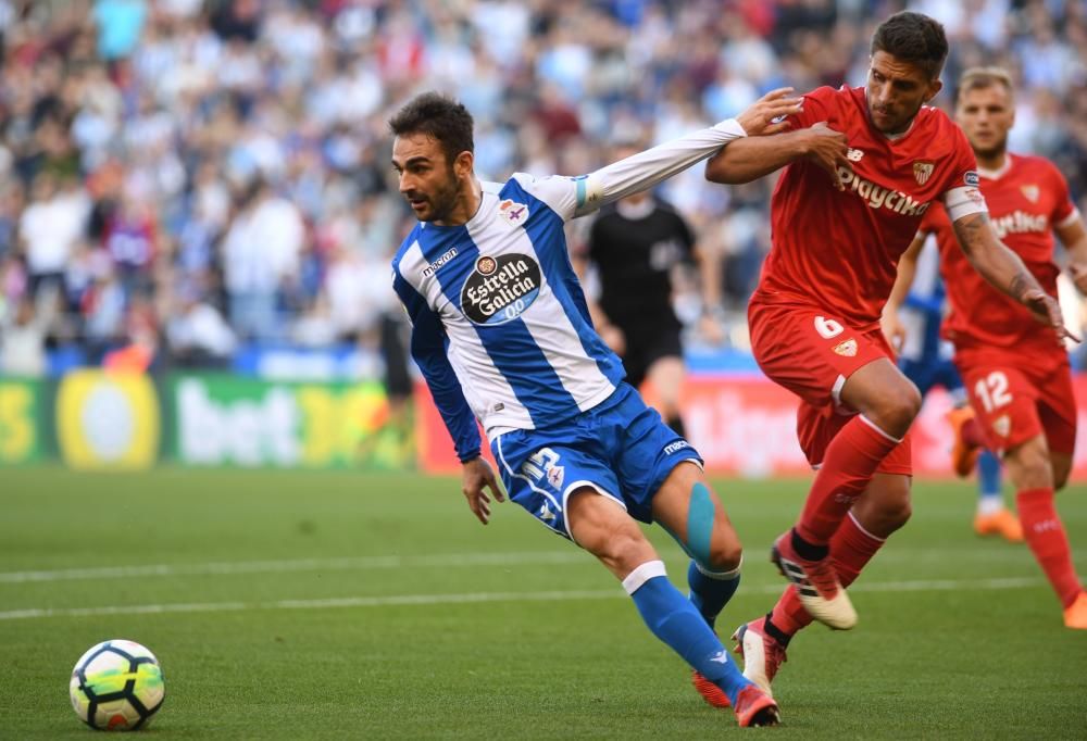 El Dépor no pasa del empate ante el Sevilla