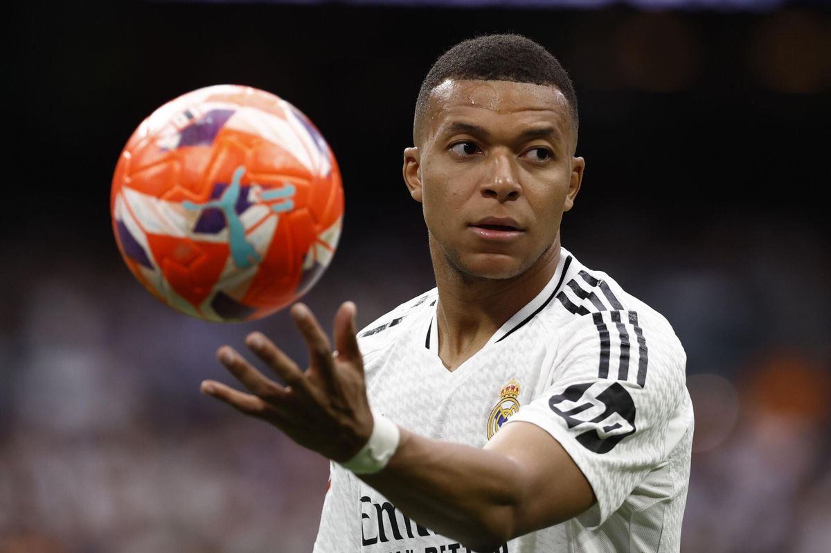 Kylian Mbappé, delantero francés del Real Madrid.