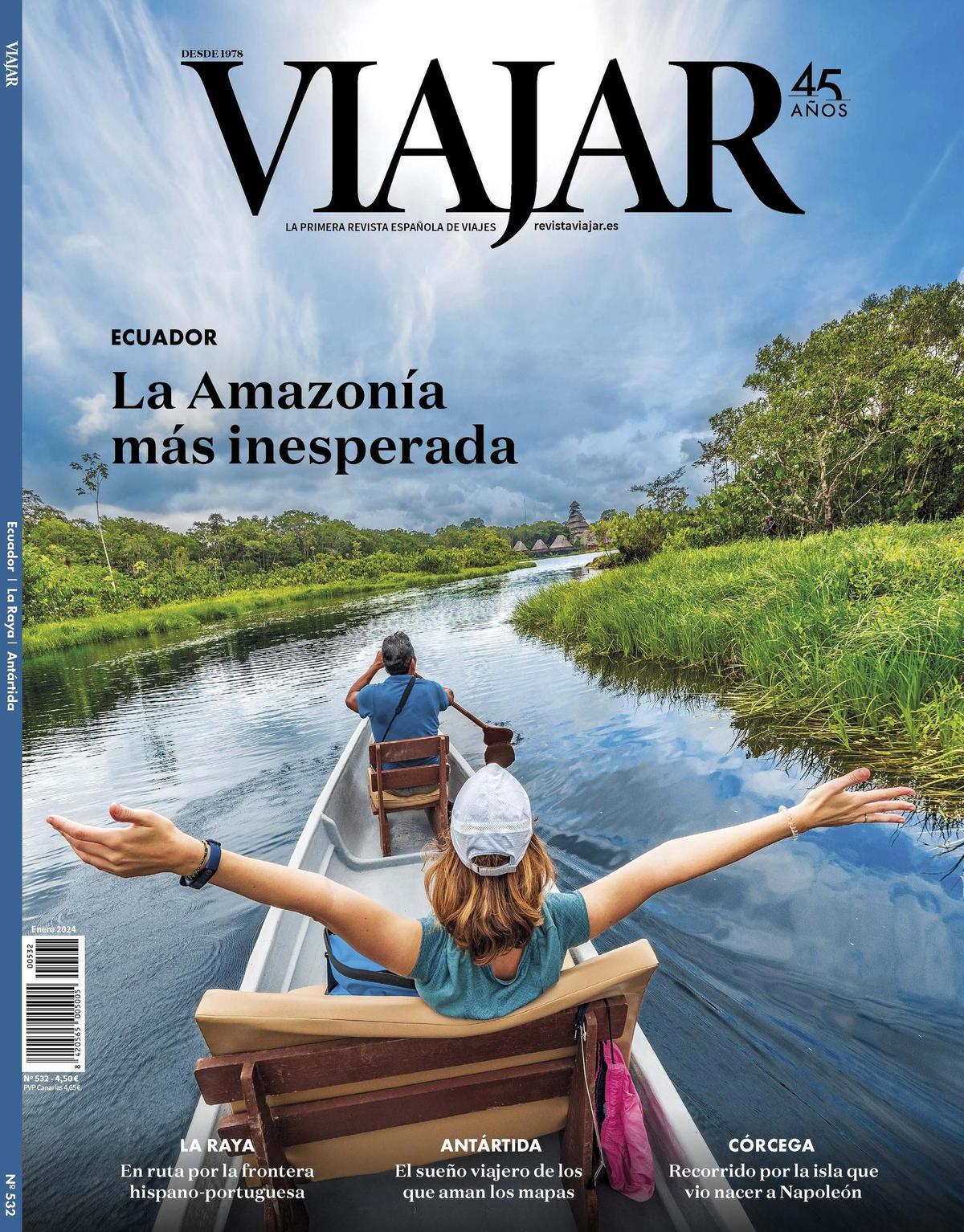Portada VIAJAR Enero de 2024-número 532.